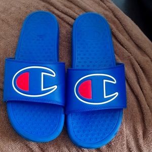 Blue champion slides